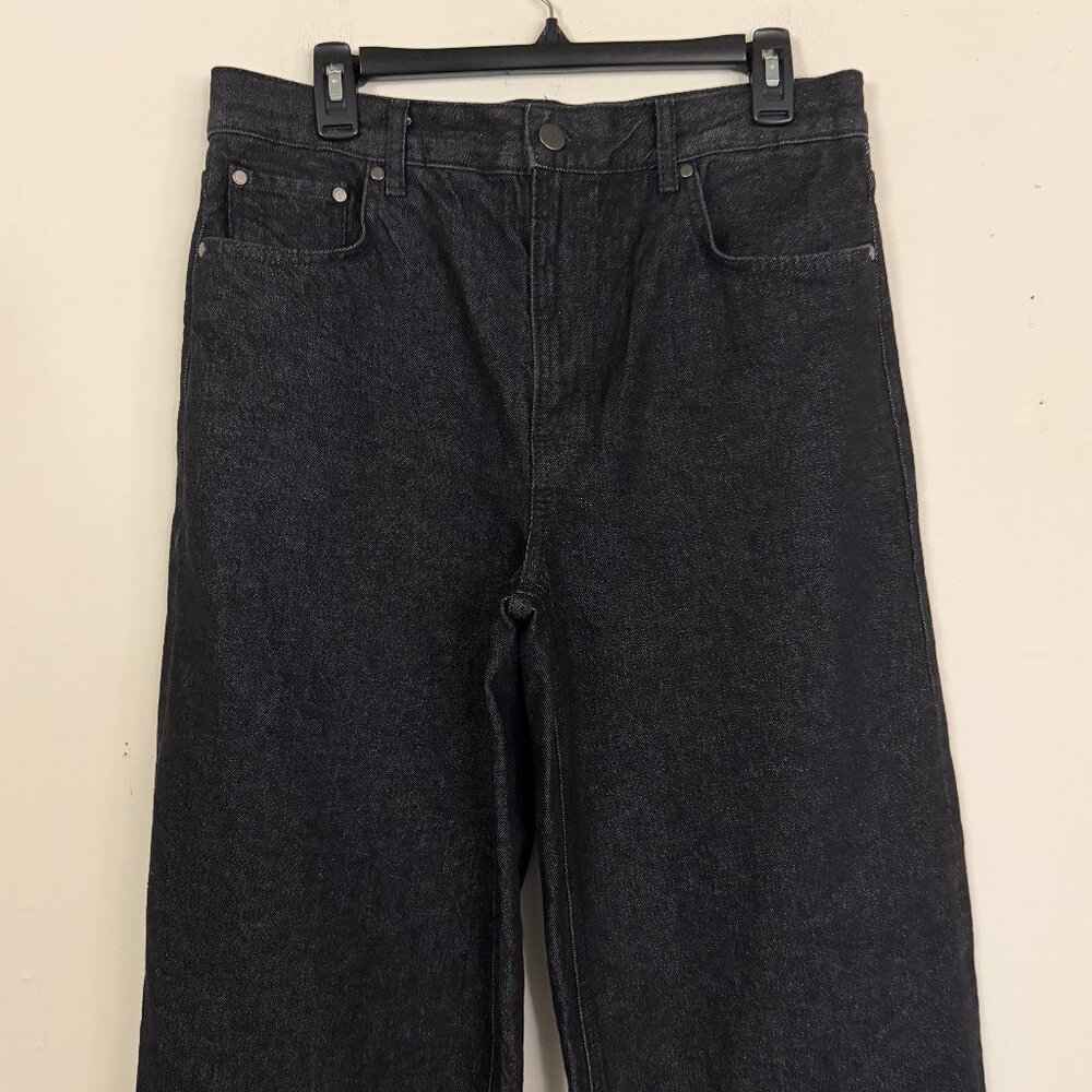 NEW ZARA Mid-Waist Loose-Fit Baggy Wide leg Jean 8 - Picture 8 of 15